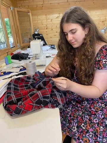 Student Sewing
